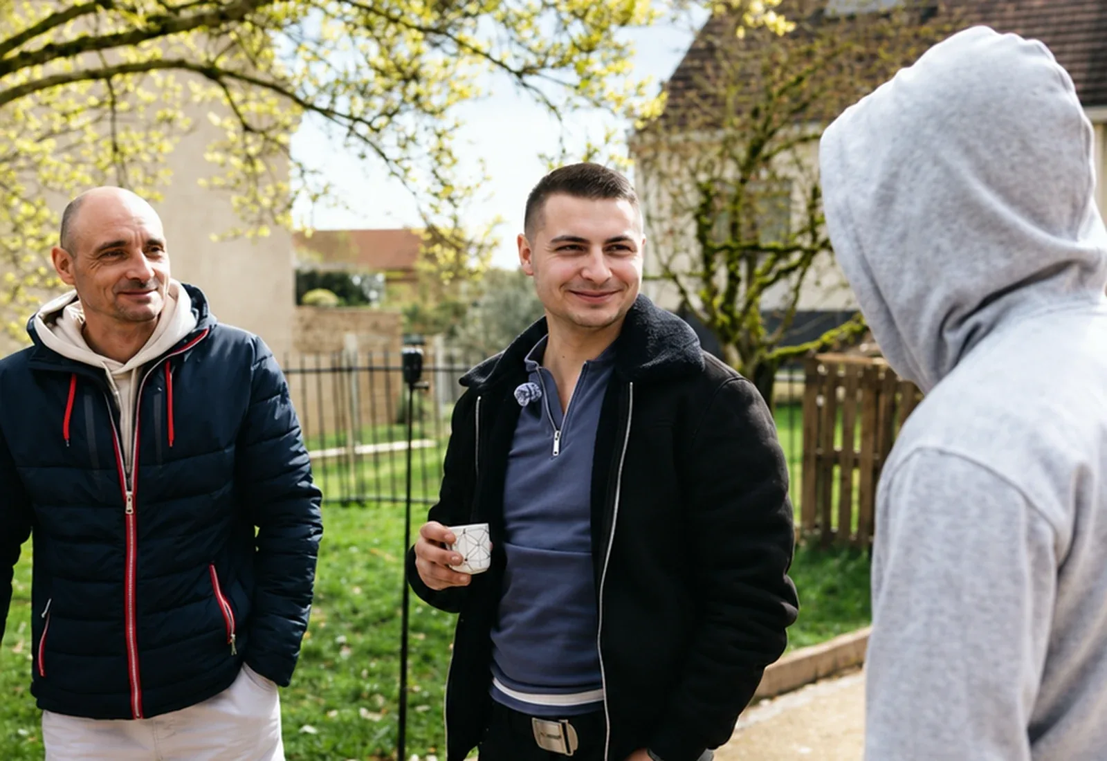 Anatolie avec l’équipe ADAZ RENOV sur chantier