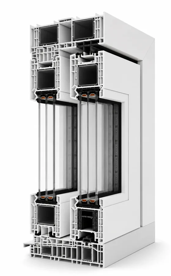 Baie coulissante PVC EKOSUN HST - vue du modele