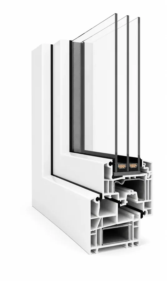 Fenetre PVC modele 06 - vue du modele