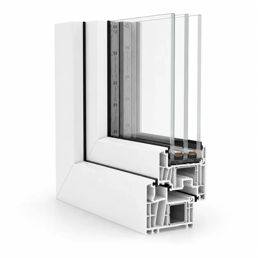 Fenetre PVC haute performance - vue du modele