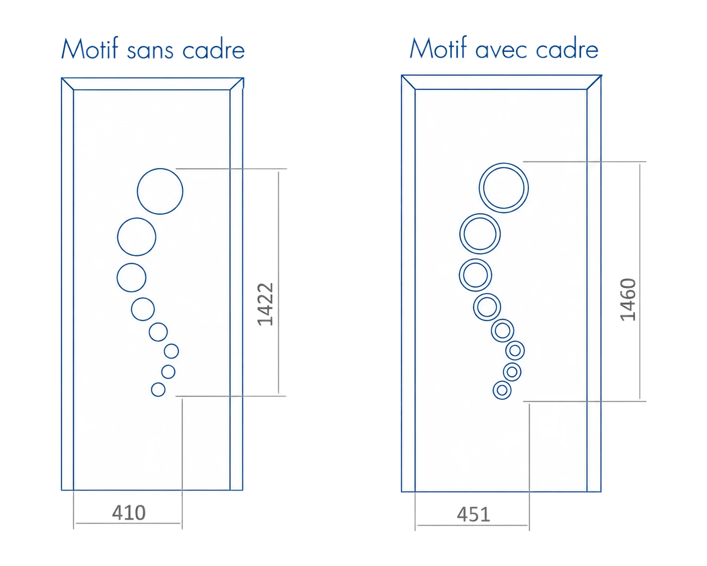 Porte d'entree modele 12 - schema technique